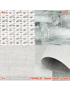 Tissu anti ondes STEEL-TWIN -41 dB protection HF/BF - Largeur 1 m Yshield 2