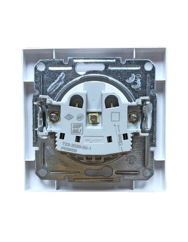 Prise de courant avec terre encastrable à vis centrale SCHNEIDER ELECTRIC