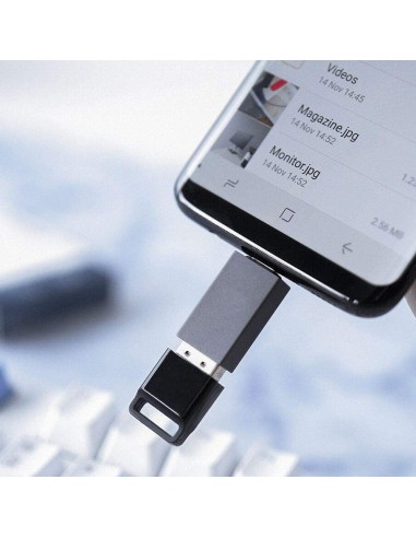 Lot de 2 adaptateurs USB Type C Mâle vers USB A Femelle 