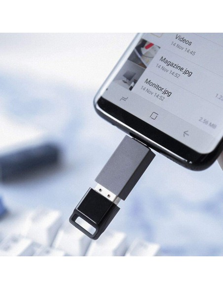 Lot de 2 adaptateurs USB Type C Mâle vers USB A Femelle 