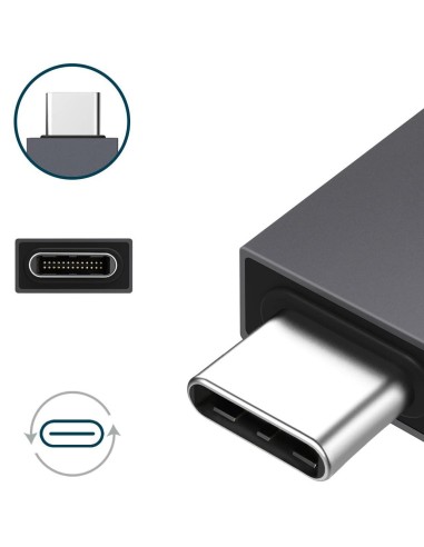 Lot de 2 adaptateurs USB Type C Mâle vers USB A Femelle 