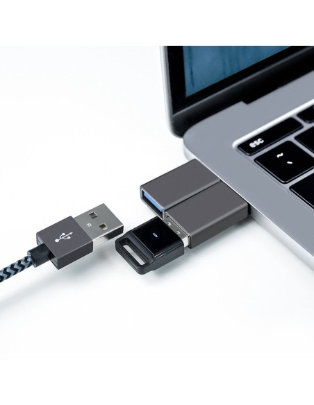 Lot de 2 adaptateurs USB Type C Mâle vers USB A Femelle 