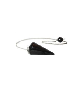 Pendule shungite de forme conique - radiesthésie 2