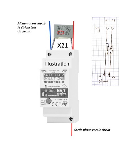 Interrupteur automatique de champs NA7 Comfort