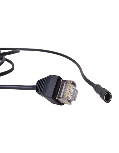 Câble RJ45 de mise à la terre pour switch à douille cylindrique.