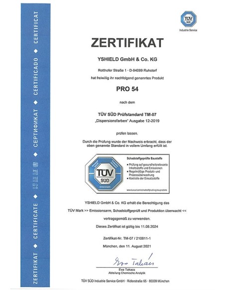 Peinture anti ondes hautes et basses fréquences Yshield PRO54 (1 ou 5l)