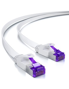 Câble ethernet RJ45 plat blindé CAT.7 pour réseaux informatiques filaires - Geotellurique.fr