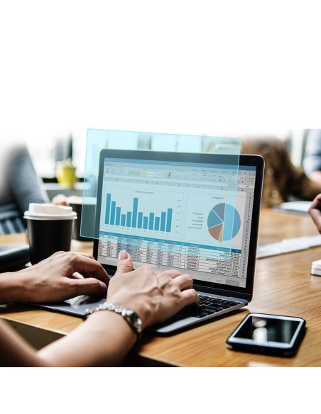 Filtre écran anti-reflet et anti-lumière bleue pour PC et TV - 12,5 à 32" pouces - Geotellurique.fr