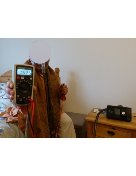 Câble mise à la terre du respirateur ResMed AirSense 10 AutoSet à douille cylindrique Générique - 12