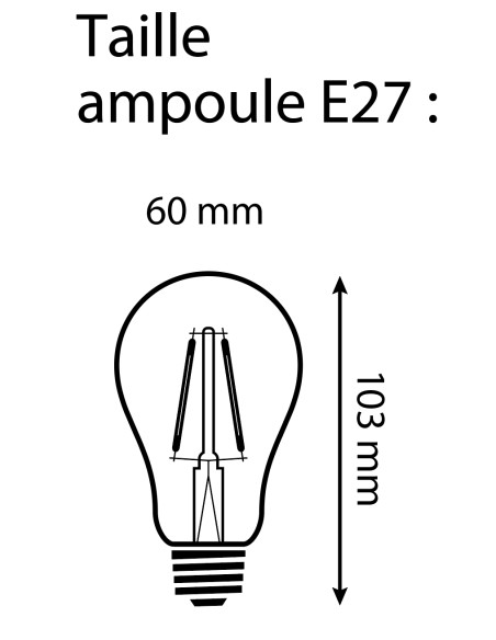 Ampoule Pure-Z-Neo LED E27 6,4 W, 650 lm, A+, BioLicht