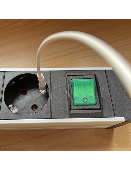 Cordon de mise à la terre à cosse ronde et douille cylindrique (résistance 100KOhms incluse) Geotellurique.fr - 6