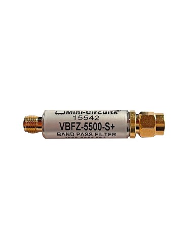 Filtre passe bande 4900 à 6200 MHz VBFZ-5500-S+ pour appareils à connecteur SMA dont ED85EXPlus5