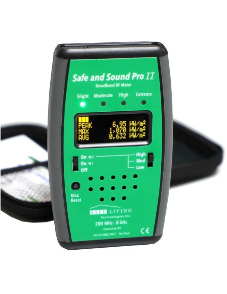 Mesureur d'ondes électromagnétiques hautes fréquences - Safe and Sound Pro II