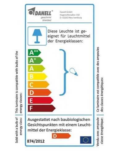 Lampe de chevet blindée Danell