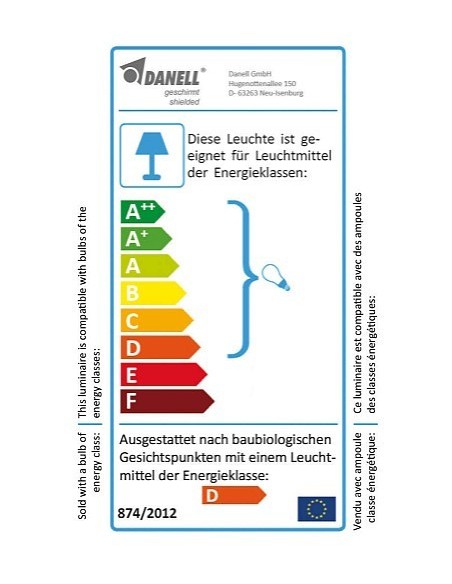 Lampe de chevet blindée Danell