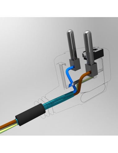 Multiprise blindée danell 6 prises + parafoudre + filtre HF DANELL - 7