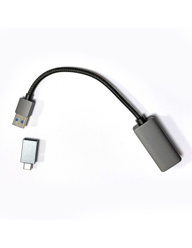 Adaptateur réseau filaire USB 3.0 ou USB-C vers RJ45 Gigabit Ethernet