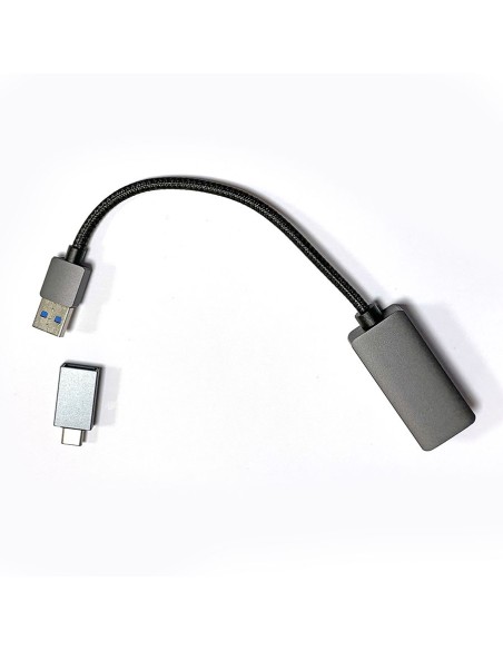 Adaptateur réseau filaire USB 3.0 ou USB-C vers RJ45 Gigabit Ethernet