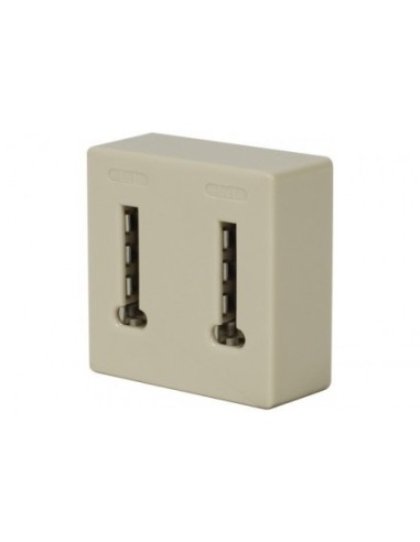 Adaptateur double prise téléphonique