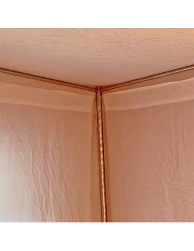 Structure autoportante pour baldaquin anti-ondes forme cabine