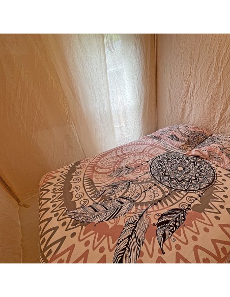 Structure autoportante pour baldaquin anti-ondes forme cabine