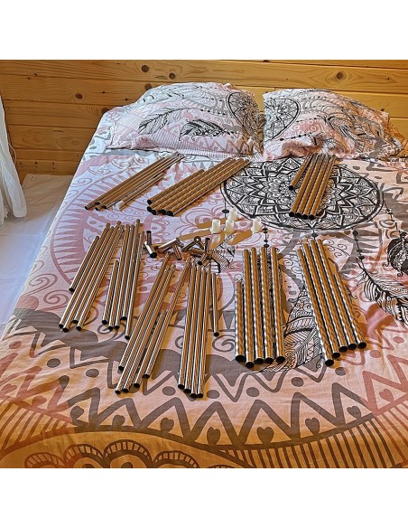 Structure autoportante pour baldaquin anti-ondes forme cabine