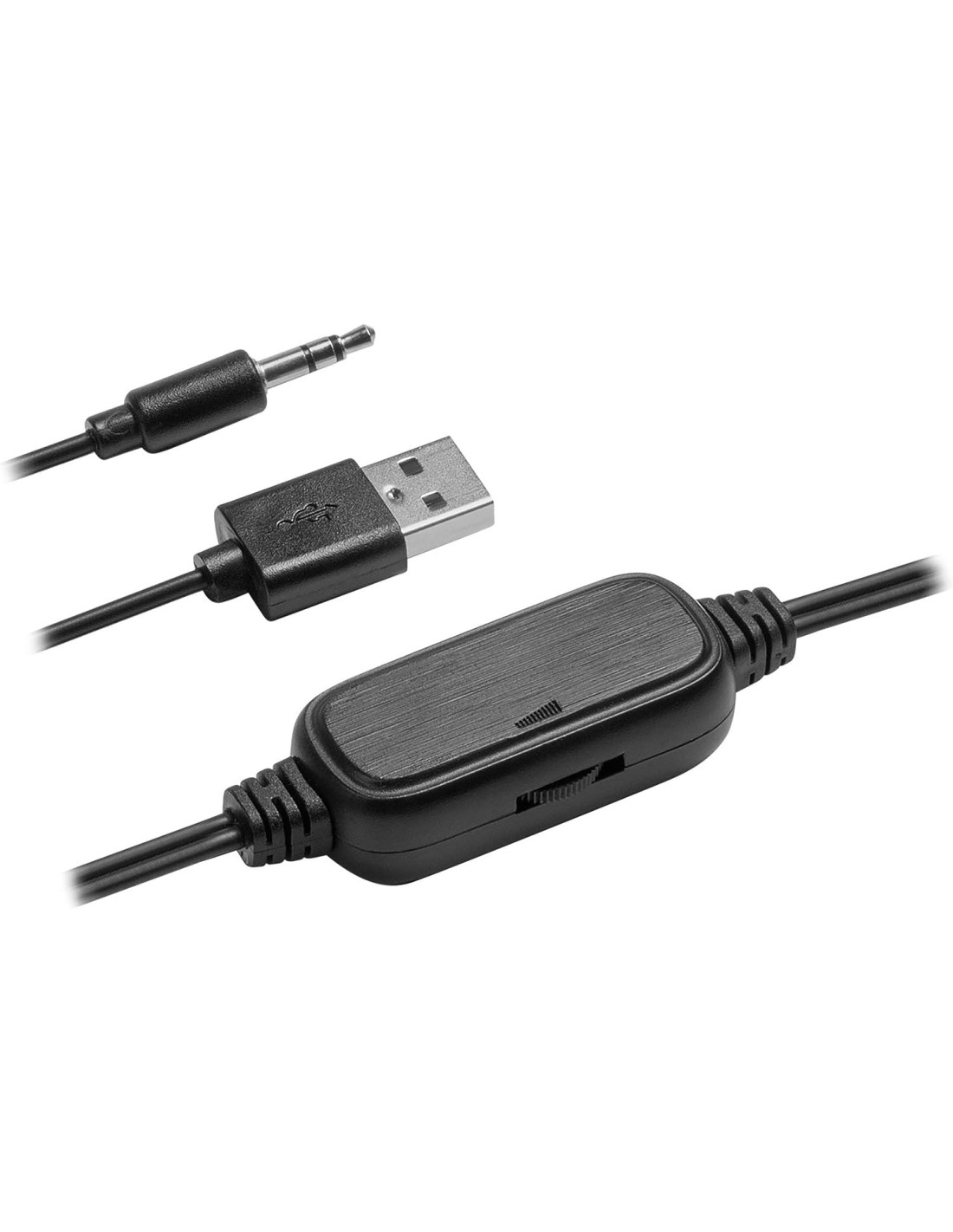 Enceinte pc - filaire stéréo anti-ondes - USB / Jack 3,5 mm