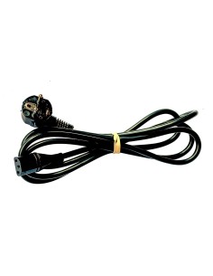 Câble blindé noir 2m souple de remplacement pour informatique Générique - 1 2