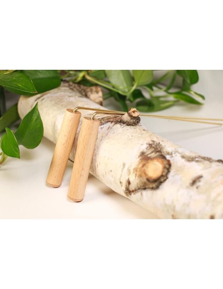 Baguettes sensitives, baguettes de sourcier en bois naturel  - 2 Baguettes sensitives, baguettes de sourcier en bois naturel  - 2