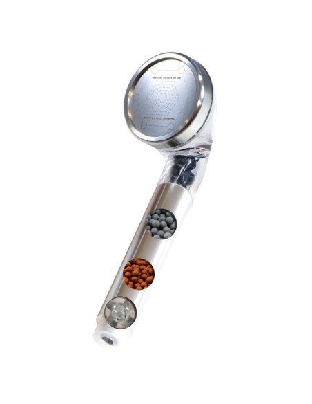 Pommeau de douche billes aux 4 minéraux avec vortex - relaxarium SPA, 	
douchette a bille, pommeau de douche a bille Pommeau de douche billes aux 4 minéraux avec vortex - relaxarium SPA, 	
douchette a bille, pommeau de douche a bille