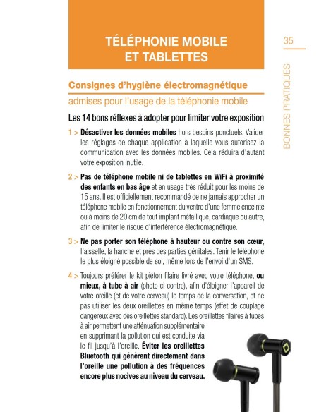 Livret guide Réduire son exposition aux ondes électromagnétiques - 8e édition