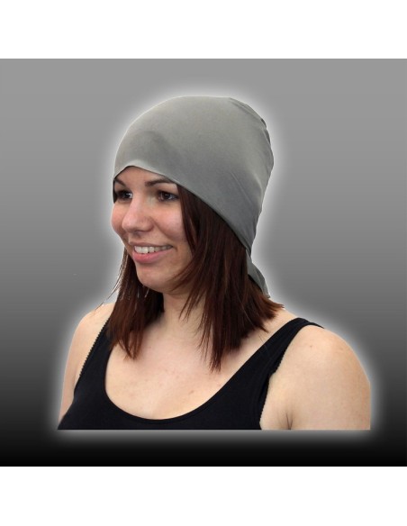 Bandeau-Bandana anti ondes pour la tête en Silver-Elastic TKE Bandeau-Bandana anti ondes pour la tête en Silver-Elastic TKE