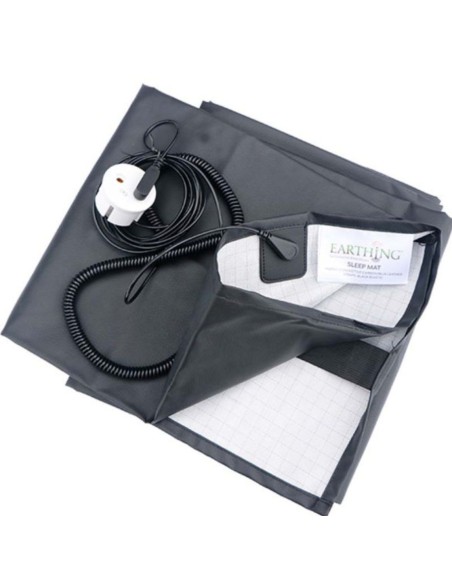 Alèse de mise à la terre - comment relier son lit à la terre - matelas en fibre de carbone relié à la terre