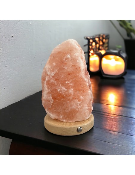 Socle pour lampe à sel blindée - Fabrication française artisanale