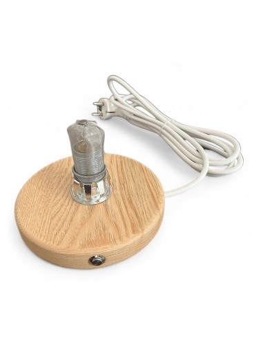 Socle pour lampe à sel blindée - Fabrication française artisanale