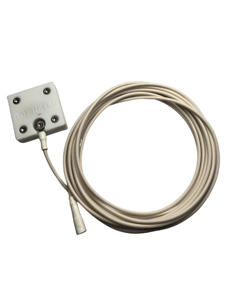 Cordon de mise à la terre à douille cylindrique et plaque GCM magnétique Yshield (résistance 100KOhms incluse)
