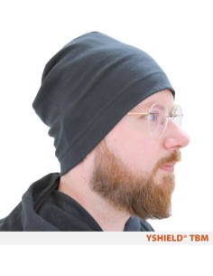 Bonnet anti-ondes en tissu jersey noir - Yshield TBM YSHIELD - 2 2
