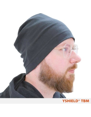 Bonnet anti-ondes en tissu jersey noir - Yshield TBM YSHIELD - 1 Bonnet anti-ondes en tissu jersey noir - Yshield TBM YSHIELD - 1