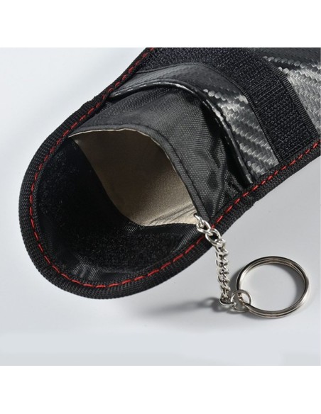 étui anti-piratage clé de voiture, pochette rfid pour clé de voiture, pochette faraday pour clés de voiture