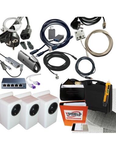 Kit démonstration complet pour géobiologue / se protéger des ondes