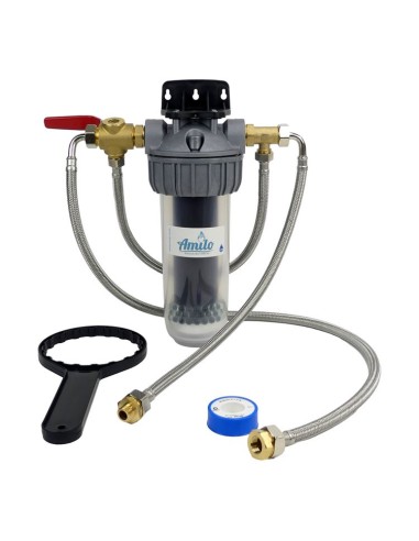 Filtre Amilo sous-évier avec bypass et kit de flexibles