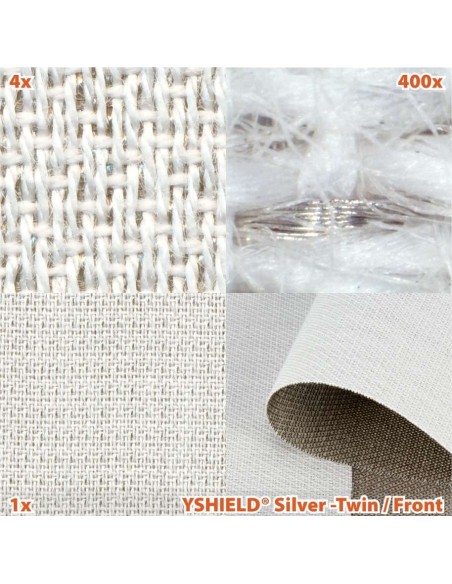 Tissu anti ondes SILVER-TWIN -60dB protection HF/BF - Yshield YSHIELD - 3