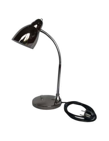 Lampe de bureau blindée en inox brillant SELENA Lampeblindée.fr - 1