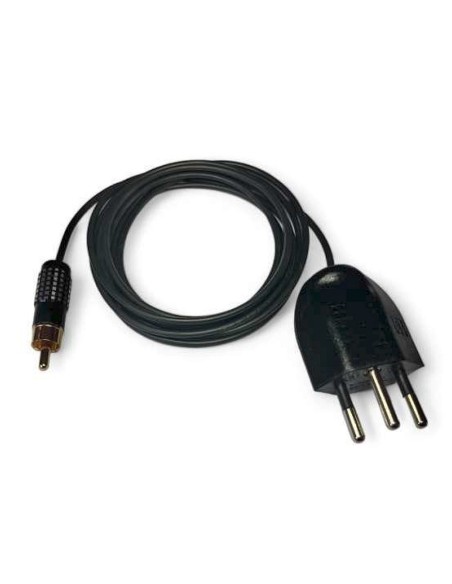Câble RCA de mise à la terre pour instruments de musique et équipements audio, prise Suisse T12