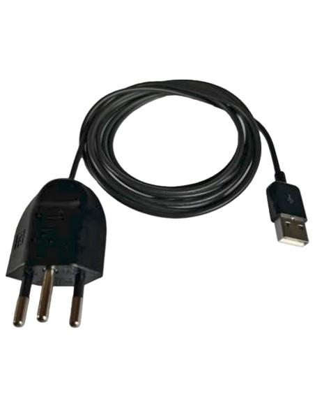 Câble USB-A de mise à la terre à prise T12 Suisse et Liechtenstein