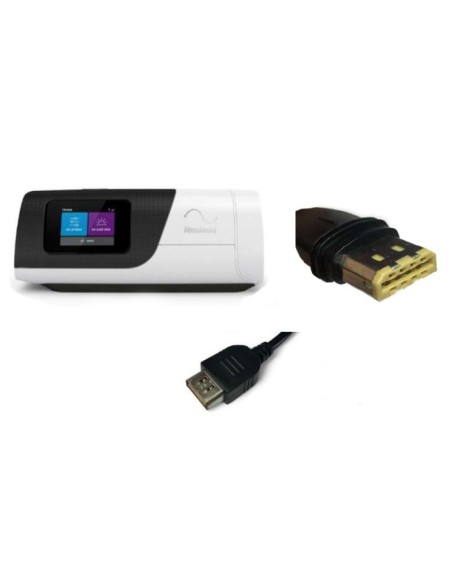 Câble mise à la terre avec une prise T12 Suisse et Liechtenstein du respirateur ResMed AirSense 11 AutoSet