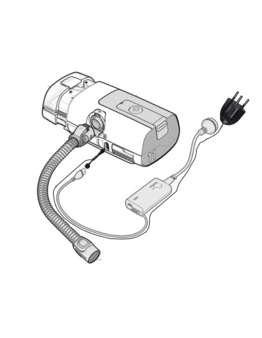 Câble mise à la terre pour respirateur ResMed AirSense 11 AutoSet à prise Suisse T12