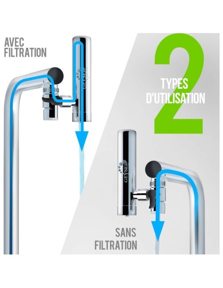 filtre robinet geyser, purificateur d'eau sur robinet aragon-sr geyser, filtre robinet, filtre geyser