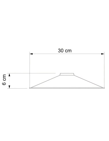 Suspension blindée sans ondes à abat-jour en métal émaillé