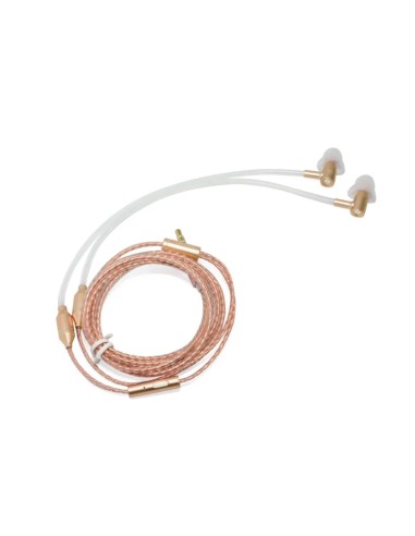 Oreillette anti ondes ibrain à tube à air sthétoscopique Or FC31-E -2